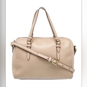 Coach Peyton Bennett Mini Satchel Crossbody Sand Saffiano Leather F50430 Classic